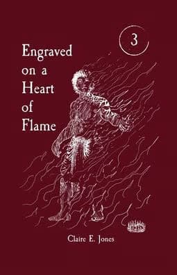 Engraved on a Heart of Flame book cover by Claire E. Jones